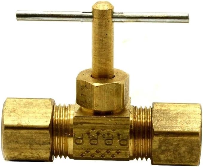 Replacement 1/4 Inch Tube Straight Needle Valve for Thrifco Plumbing 6922016#106C