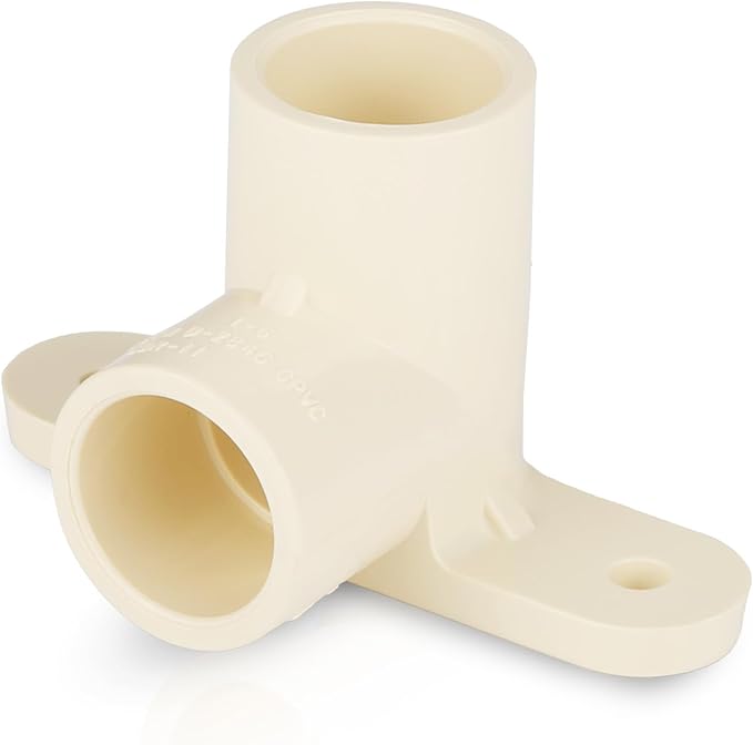 (Pack of 100) EFIELD CPVC Pipe Fitting, 3/4"Slip x 3/4"Slip CPVC-CTS 90-Degree Drop Ear Elbow(Wing Elbow),(CPVC047-10-100PCS)