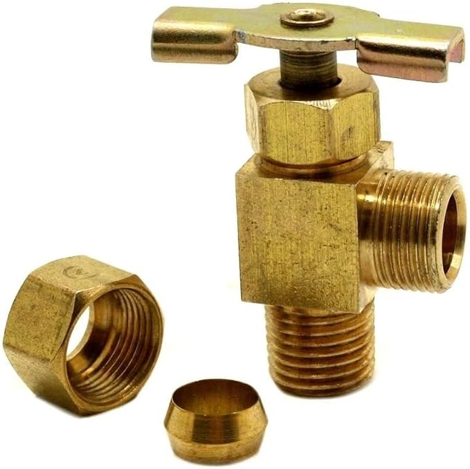 Replacement 3/8 Inch C x 1/4 Inch MP Angle Needle Valve for Thrifco Plumbing 6922006#303C