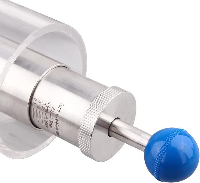 DERNORD SS304 Sanitary 1.5" Tri Clamp Adjustable Pressure Relief Safety Valve with Pressure Gauge