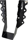 25pcs 2x6 Joist Hanger, 18 Gauge LU26 Black Anti-Corrosion Coating Face Mount Joist Hangers, Wood Hurricane Ties, Rafters Tie(LU26, 25pcs, Black)