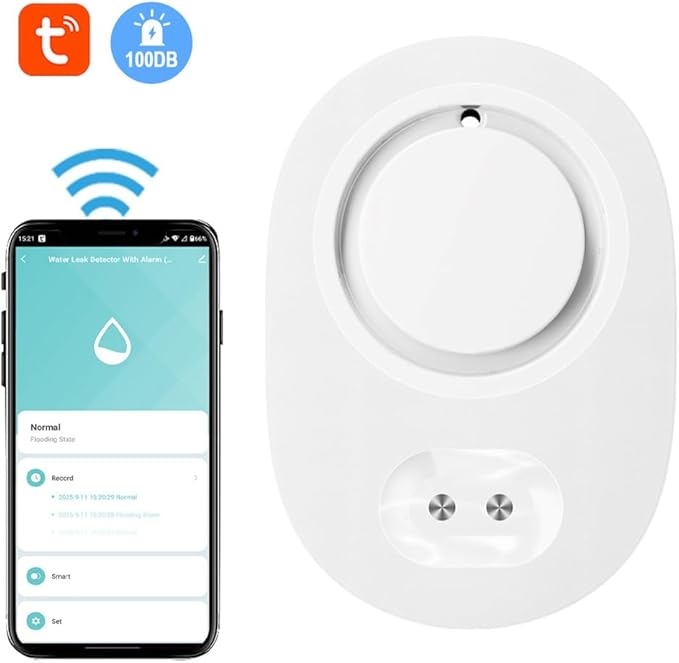 Water Leakage Detector Smart Home Alarm Tuya Water Level Sensor Water Leak Security Alarm System Home Alarm System