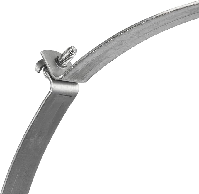 14" Inch Galvanized Pipe Hanger - Conduit Mounting Clamp - Tube Brackets - Pipe Clamps - Tube Wall Mounting Bracket Clamp - Rigid Conduit Holder - PVC and Metal Pipe Attachment Hanger