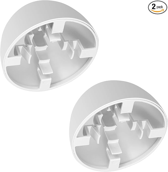 2-Pack PVC Flue Pipe Roof Vent Cap - 1-1/2", 2", 3" PVC Pipe Cover, Mushroom Vent Cap for Keep Animals and Debris Out of Exterior Vent Outlets