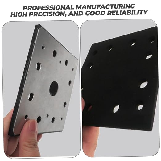 2pcs Square Sander Pad Electric Sander Palm s Accessories Replacement Backing Pad Replacement Backing Plate Eva Black