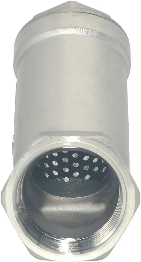 Strainer Mesh Filter Valve,800WOG Y-Spring NPT Female Check Valve,Stainless Steel SS316 CF8M (1")