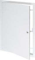 16" x 24" Lockable White Metal Access Panel. Service Shaft Door Panel with Key. Plumbing, Electricity, Heating, Alarm Wall Access Panel for Drywall. Bathroom Services Access Hole Cover.