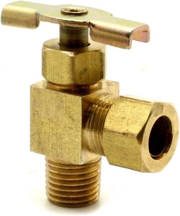 Replacement 3/8 Inch C x 1/4 Inch MP Angle Needle Valve for Thrifco Plumbing 6922006#303C