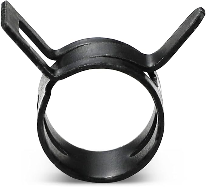 AKIHISA 350 Pcs 6-19mm Spring Hose Clamp, Spring steel 65Mn Fuel Hose Clamp, 14 sizes for Silicone Vacuum Fuel Oil Hose Line Clamps
