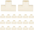 20-PACK EFIELD CPVC Tee Fittings,1" CPVC-CTS Slip Tee for Hot and Cold Water Pressure Distribution Systems,(CPVC022-20PCS)