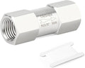 TAISHER 1PCS 304 Stainless Steel 3/8" NPT Female Check Valve,Backflow Prevention,One Way Non-Return Check Valves