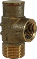 Merrill MFG PRVNL75100 Lead-Free 3/4" Pressure Relief Valve - No Lead Brass, 100 PSI for Water Systems