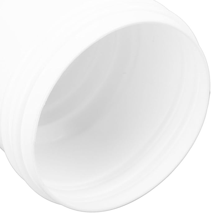 Tyenaza Rain Gutter Downspout Extension, Drainage Pipe, Flexible PE Extendable Drain Away Extender for Outdoor Villa Round (White)