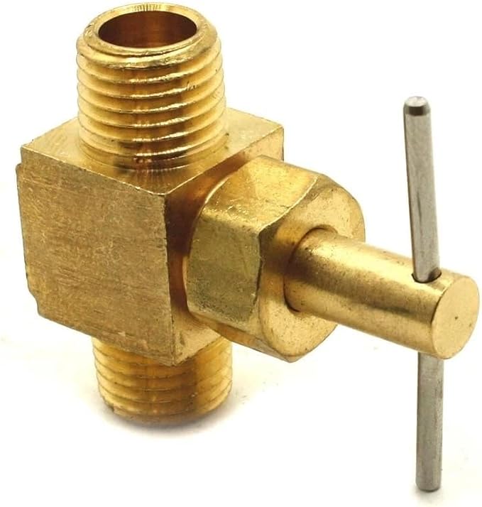 Replacement 1/8 Inch MP x 1/8 Inch MP Needle Valve for Thrifco Plumbing 6922229#108P