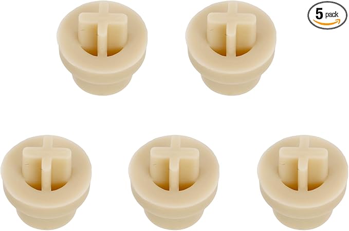 5pcs MCCVDB0 Check Valve Duckbill Replacement, Durable Plastic Duck Bill Valves Parts for Stenner Pumps (Beige)