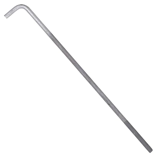 3/4"-10 x 30" L-Bolt Concrete Anchor Bolt - Hot Dip Galvanized by Conquest Fasteners