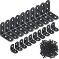 YAMASO 20PCS L Bracket Corner Brace, Stainless Steel