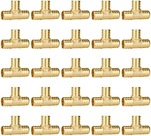 SUNGATOR 25-Pack 3/4 Inch PEX Tee Fittings