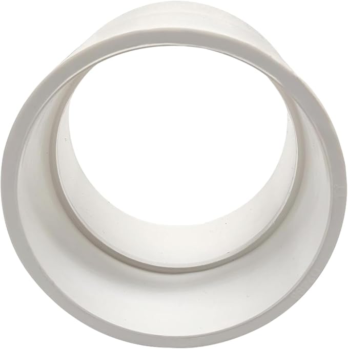 4" PVC Pipe Fitting Coupling Connector Adapter Pipe Fitting Slip (Socket x Socket) Schedule 40 White Color