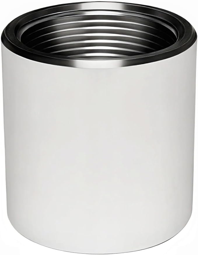A050841 NPT thread fully coupled aluminum 1-1/2 inch 6061-T Schedule 40 pipe fitting