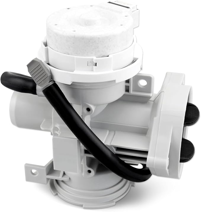 AHA75693425 Washer Drain Pump Assembly Fit for LG Washer WM3400CW WM3600HVA Replacement for EAP12750085 AP6978815 PS12750085