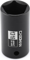 CASOMAN 1/2" Drive 13/16-inch Penta Socket, 5 Point Utility Socket, CR-MO, Removes and Installs Penta Nuts and Bolts for Utility Service