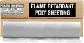 Aluf Plastics 6 MIL Thick Extra Strong Heavy Duty Fire Retardant Clear All Purpose Vapor and Moisture Barrier Sheet Tarp/Drop Cloth - 20' x 100' for Painting & Furniture (1 Pallet of 25 Pack)
