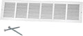 30"W x 6"H [Duct Opening Size] Steel Return Air Grille, Air Return Vent Cover for Ceiling and Sidewall - HVAC Air Vent Covers - [Outer Dimensions: 31.75"W x 7.75"H]