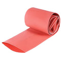 uxcell Heat Shrink Tubing, 70mm Dia 113mm Flat Width 2:1 Rate Shrinkable Tube Cable Sleeve 1m - Red