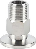 SS304 KF16 NPT Male Adaptor thread 3/8" NW16 KF Male coupling ISO-KF16 X NPT 3/8"