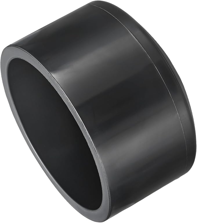 1Pcs 3" PVC External End Cap Fitting, SCH80 Furniture Grade PVC Pipe Plug Adapter, Pipe Cover Fittings for DIY Project, Irrigation System, Plumbing Framework, Garden Structures