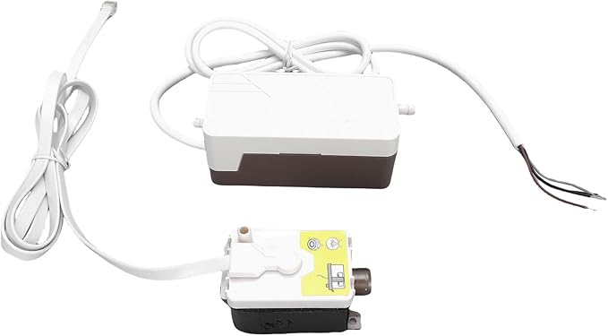 Fafeicy Mini Split HVAC Condensate Pump Quiet Automatic 24Lh 12m Head Air Conditioner Drain Pump with 45ml for HVAC Systems Dehumidifiers