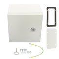 findmall Electrical Box, NEMA 4X Steel, 8 x 8 x 6 Inch, Outdoor and Indoor, Watertightness, IP65, with Mounting Plate