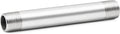 ChillWaves 304 Stainless Steel Pipe Fitting, Nipple Cast Pipe 1" NPT Male x 1" NPT Male Thread 8" Length(200MM)(1-PACK)