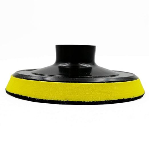 SHDIATOOL 4-Inch Backer Pad Backing pad of Foam Plastic Body with 5/8-Inch-11 Thread for Diamond Polishing Pads Pack of 5