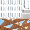 25 Pcs 2x6 Joist Hanger 18 Gauge with Screws