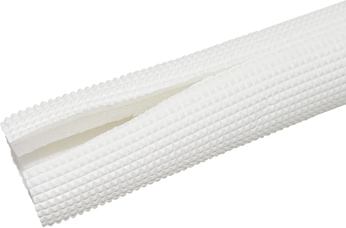 Pipe Insulation Tubing, BESUNTEK 6ft Heat Preservation Insulated Foam Tubing Handle Grip Support, for Water Pipes, air Conditioning Pipes (0.75" × 0.39", White, BESUNTEK-121)