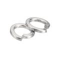 uxcell 60 Pcs Spring Lock Washer, M8 Split Lock Washer Assortment 316 Stainless Steel Lock Washers for Screws Bolts Nuts, Silver