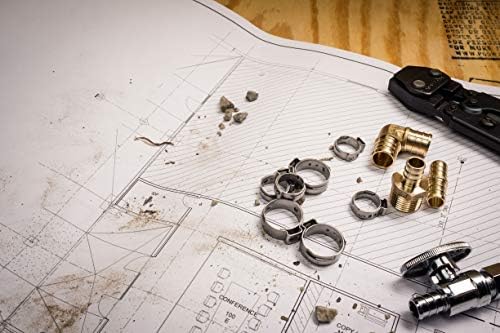 SharkBite 3/8 x 1/2 Inch Crimp MNPT Male Adapter, Brass Plumbing Fitting, PEX Pipe, Copper, UC118LFA (Pack of 2)