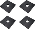 4 Pcs Wall Split Flange, ABS Square Self-Adhesive Escutcheon Plate Buckles Design for 0.86"/22mm Diameter Pipe