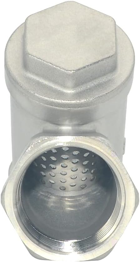 Strainer Mesh Filter Valve,800WOG Y-Spring NPT Female Check Valve,Stainless Steel SS316 CF8M (1")