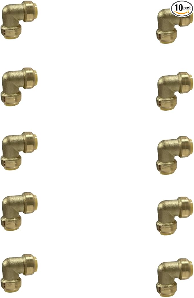 XFITTING 3/4 in Push Fit Elbow, 10 Pieces