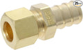 XFITTING OD Compression 3/8 Inch x 1/2 Inch Pex Transition Straight Adapter, 26-5-2=25X, 25 Pieces