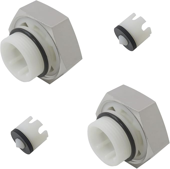 2 Pcs Vacuum Breaker Repair Kit Replacement for VACVBKX1B Heavy Duty Metal V-acuum Breaker Kit for Traditional Anti Siphon Frost Free Sillcock Valves Anti Siphon Valve Repair Kit