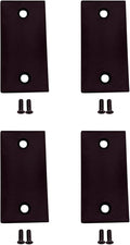 QCAA Door Strike Filler Plate, 2-1/4" x 1-1/8", Stainless Steel, US10B Oil Rubbed Bronze, MIT, 4 Pack