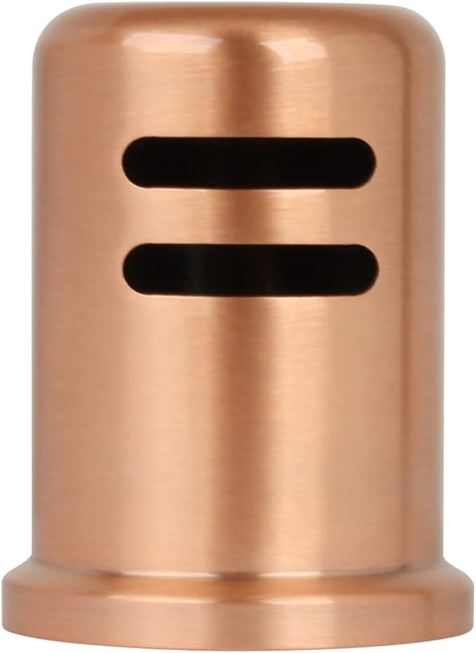 Akicon Copper Kitchen Dishwasher Air Gap Cap, Copper Air Gap Cover for Replacement(AK106AC)