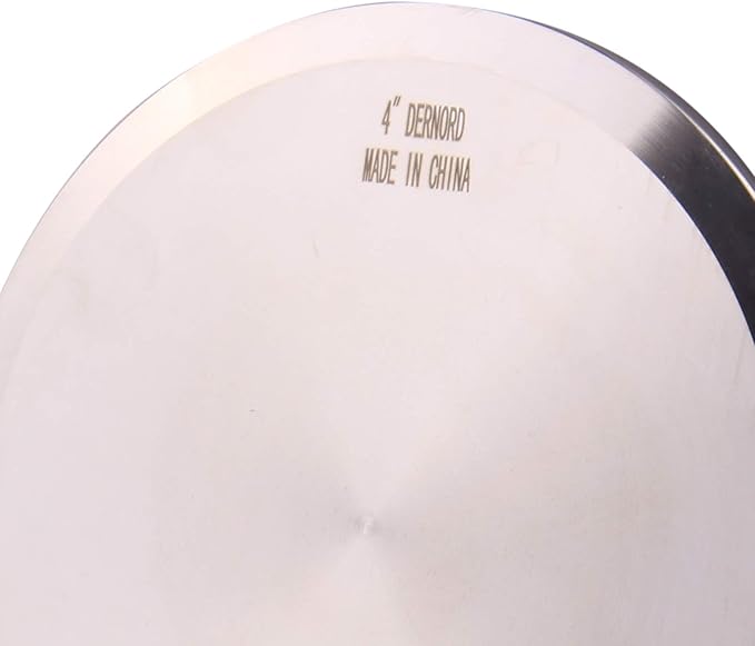 DERNORD End Cap fits Tri-Clamp Ferrule Flange Stainless Steel 304 End Cap fits Sanitary Fitting Clamp (4" (102mm) Tube OD)