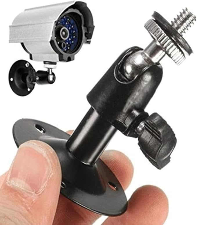 4 Pack Security Wall Mount for Oculus Sensor Arlo, Arlo Pro,R Stick Up Cam Wired/Battery, Metal Security Camera Bracket Outdoor Indoor 360° Rotation 1/4" Screw Camera