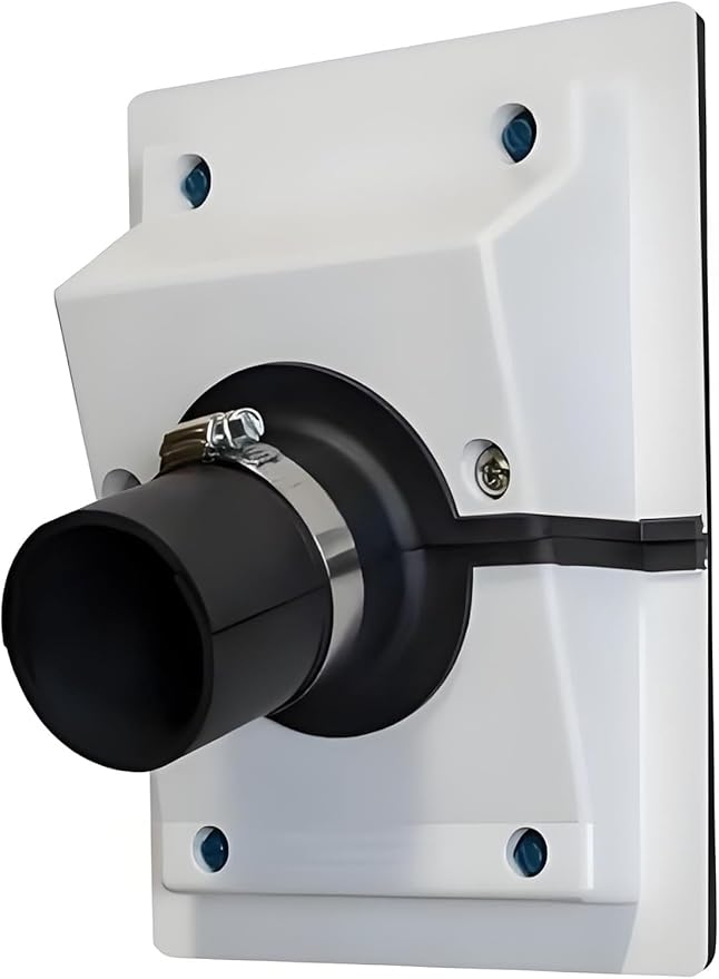 HVAC Wall Penetration & Line-Set Cover Kit, HVAC Wall Penetration Cover for Indoor & Outdoor Air Conditioner Systemsb, Lineset Retrofit Wall Outlet 2-3/8" (White)