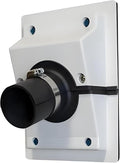 HVAC Wall Penetration & Line-Set Cover Kit, HVAC Wall Penetration Cover for Indoor & Outdoor Air Conditioner Systemsb, Lineset Retrofit Wall Outlet 2-3/8" (White)